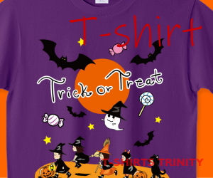 ハロウィンこどもの行進のTシャツ