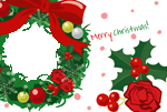 クリスマスリースと柊2