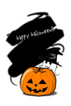 ハロウィンテンプレート・かぼちゃとおばけ