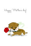 犬「HappyMother'sDay」