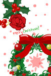 クリスマスリースと柊4